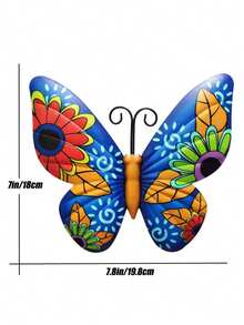 Colorful Butterfly Wall Hanging Decor, Home Wall Decoration Ornament - Butterfly 4PC - View 7