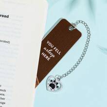 Marcapáginas de acero inoxidable con diseño divertido de tema de lectura de perro salchicha, impreso con escenas de lectura divertidas y citas juguetonas, un regalo ideal para amantes de los perros salchicha y entusiastas de los libros - Talla única - Ver 10