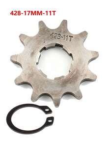 Front Engine 428# 10T 11T 12T 13T 14T 15T 16T 17T 18T 19T Teeth 17mm 20mm Chain Sprocket With Retainer Plate Locker - A - View 17