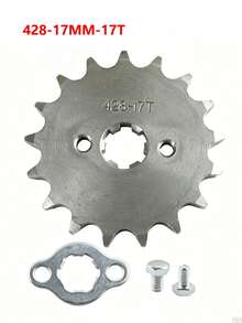 Front Engine 428# 10T 11T 12T 13T 14T 15T 16T 17T 18T 19T Teeth 17mm 20mm Chain Sprocket With Retainer Plate Locker - A - View 24