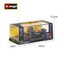 Burago سيارات F1 2025 بمقياس 1:64 من المعدن المصبوب – ماكس فيرستابن RB21، لويس هاميلتون & شارل لوكلير SF25، لاندو نوريس MCL39، مجموعة قابلة للجمع للعرض للأعمار 14+ - متعدد الألوان - مشاهدة 4