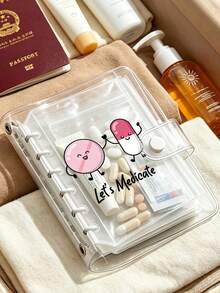 Visual Pill Storage Box Set, Daily Twice 7 Days Large Capacity Pill Organizer, 14 Colorful Compartments, Reusable Travel Medicine Storage Bag, Suitable For Small Daily Items, Ideal For Health-Conscious Users And Those Who Travel, Essential Medical Accessory, Back To School Season, Christmas, Student Must-Have - Multicolor - View 8