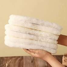 4pcs/2pairs Thickened Plush Warm Insoles, Winter Thermal Lined Ultra Thick Cold-Resistant Breathable Sweat-Absorbent Comfortable Soft Bottom - 2 Pairs White - View 3