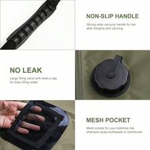 Solar Shower Bag | 5 Gal/20L Solar Heating Camping Shower Bag | Removable Hose | On-Off Switchable Shower Head | Traveling Shower | Portable Shower For Beach Swimming, Hiking - Multicolor - View 8