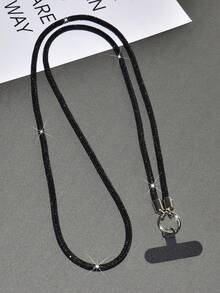 Luxury And Stylish Rhinestone Anti-Loss Phone Bracelet, Crossbody Lanyard, Can Be Worn As A Full Rhinestone Wristband, Women's Exquisite And High-End Rhinestone Pendant For Keys, Bags, Phone Cases, And Charms. - Multicolor - View 9