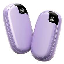 2pcs Magnetic Hand Warmer, Digital Display, Rechargeable Portable Pocket Hand Warmer, Reusable Heater, Essential Winter Accessory For Outdoor, Christmas Stocking Stuffer, Men's Gift - Multicolor - View 12
