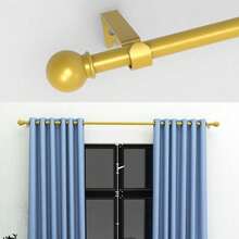 Curtain Window Rods - Goldfarben - Übersicht 1