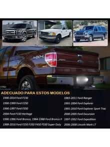Luces Matrícula Coche Para Fo rd Para F150 Para Super Duty Para Ranger Para Explorer Para Bronco Para Expedition Luces Matrícula LED Conjunto Lámpara Luz Etiqueta - A - Ver 2