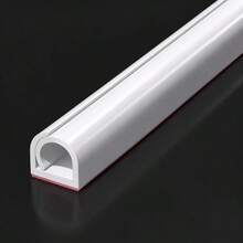 1pc 1/2/3/5/10m PVC Cable Trunking, Self-Adhesive Cable Organizer, Half Round Wire Cover, Suitable For Home Office Wall And Floor - Multicolor - View 11