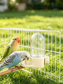 Bird Water Dispenser: Automatic Bird Waterer (Suitable For Bird Cage), Anti-Spill Design, Parrot Cage Water Dispenser, PC/ABS Material, Bird Small Pet Hanging Feeder, Water Dispenser, Water Bottle, External Hanging Bird Cage Accessory, Thin Breathable Parrot Diaper, Outdoor Poop Pad - Multiple Items - View 4