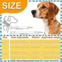 1pc Cartoon Christmas Tree Printed Collar, Soft Adjustable Dog Collar With Quick Release Safety Buckle, Adjustable Strap, Zinc Alloy DRing, Holiday Christmas Pet Collar For Small, Medium & Large Dogs And Cats, Festival Gift For Boy & Girl Pets - Green - View 7