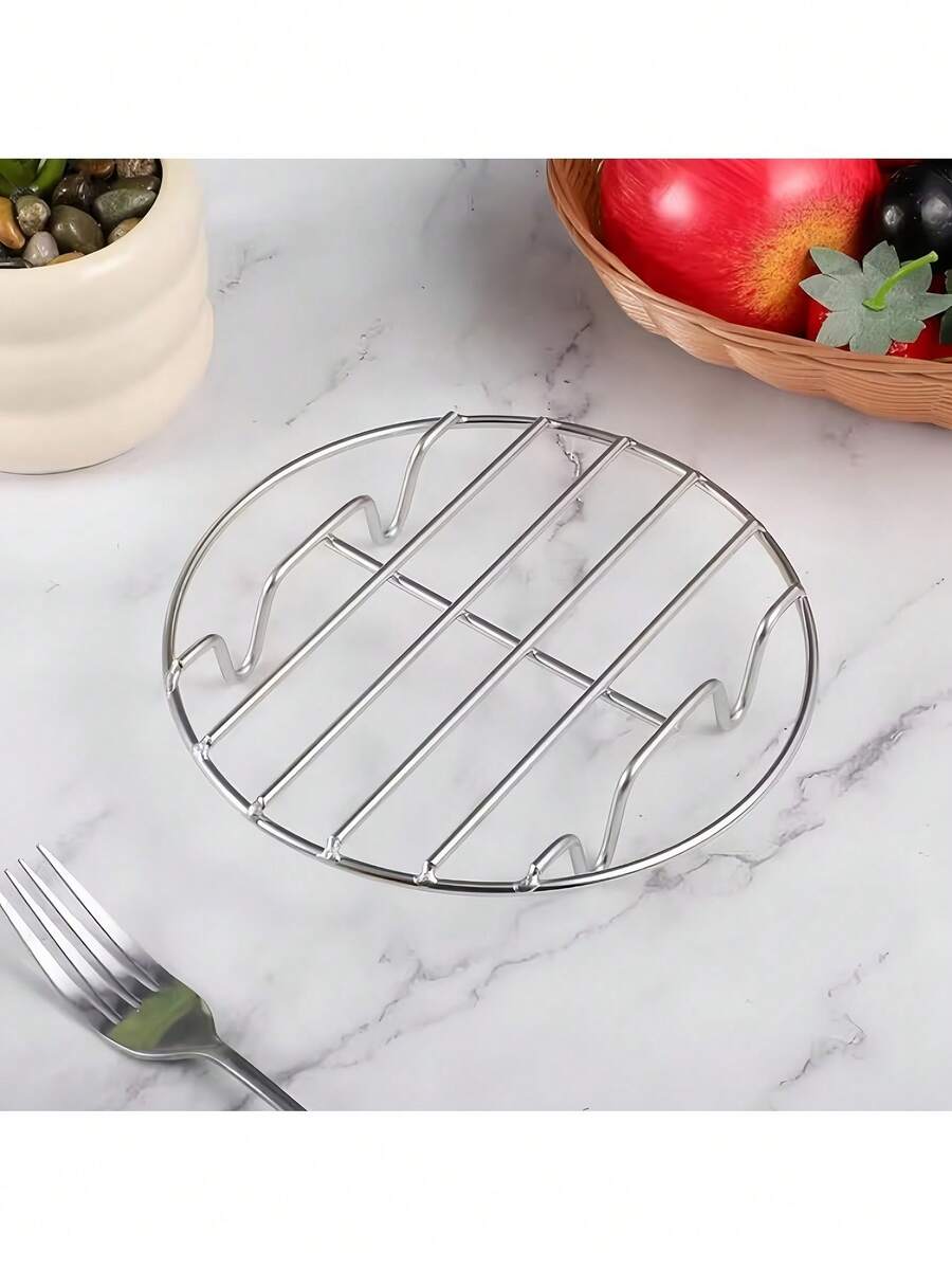 Multifunctional Vegetable & Fish Steamer Rack, Universal Steamer Stand For Home & Restaurant, Oven & Air Fryer Cooling Rack, Dishwasher Rust-Proof Kitchen Storage Organizer - View 1