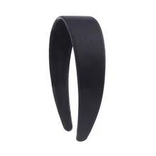 4cm Black Wide Headband Suitable For Daily Wear - Black - View 1