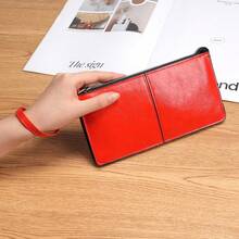 New Zipper Wallet Long Clutch Bag For Women, Multi-Card Slots, Large Capacity, Multi-Function Wristlet Bag - Multicolor - View 6