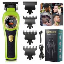 Hatteker 1pc Electric Hair Clipper For Men, Home Use Hair Trimmer, Hair Carving, Salon Haircut, LCD Digital Display Electric Hair Clipper - View 13