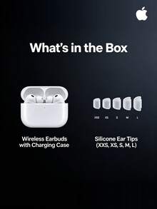 Apple AirPods Pro (3rd Generation) With MagSafe Charging Case, USB-C Port, Bluetooth Connection, Personalized Spatial Audio, Compatible With IPhone, IPad, And Mac - View 9