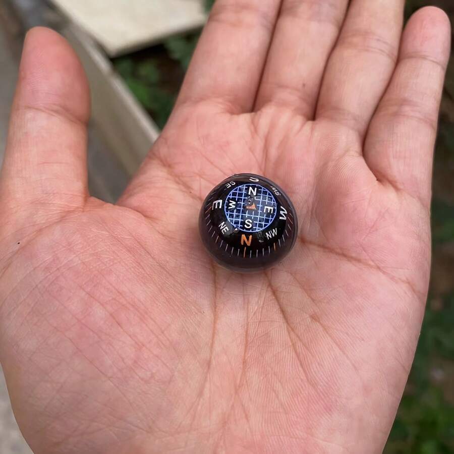 1/2pcs-Set Spherical Compass, Made Of High Refractive Index Plastic, Outdoor Essential - Multicolor - View 1