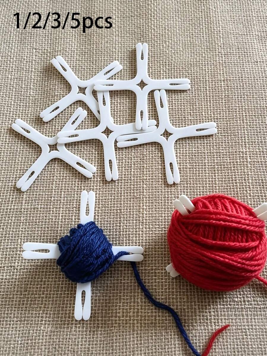 Cross-Shaped Winder Set, Easily Transforms Yarn Into Center-Pull Balls, Manual Yarn Winder, A Must-Have DIY Storage Tool For Knitting And Crochet Supplies - Multiple Styles - View 1