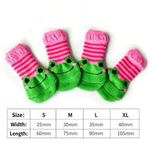 4 Pairs Cat & Dog Anti-Slip Socks, Warm Socks For Autumn/Winter, Non-Slip Grip, Protect Paws From Wear And Licking - Multicolor - View 19
