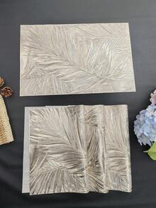 Rectangular Minimalist PVC Placemats, Washable, Easy To Clean, Wipeable, Non-Slip, Dining Table Mats, Sweet Romance, Elegant Placemats, Table Setting, Kitchen Table Mats, Holiday Wedding Decor - Multicolor - View 3