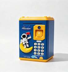 Mini Digital Electronic Piggy Bank For Kids - Blue - View 3