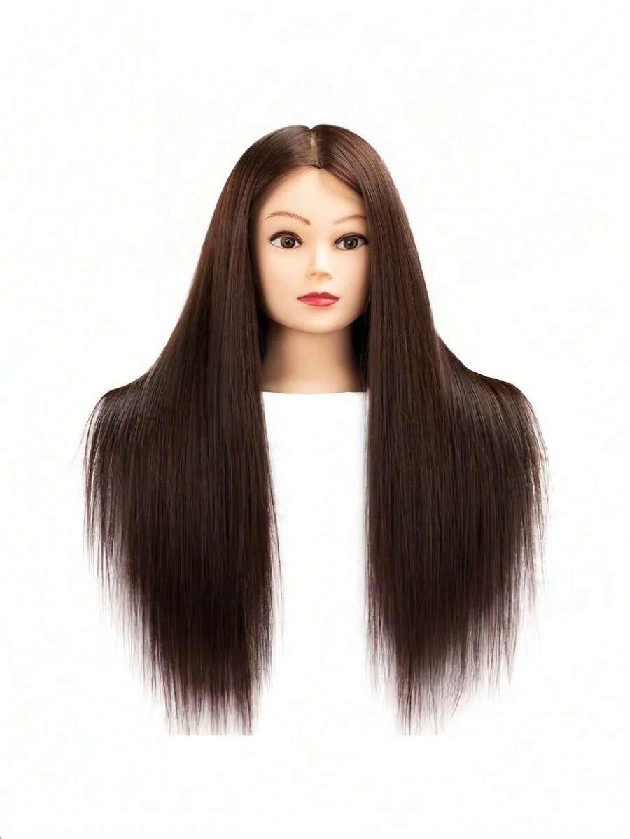 Bald Mannequin Head, Professional Beauty Training Model Head For Women, Wig Stand Tripod With Head, Canvas Wig Head Stand With Model Head, For Wig Making And Display, African American Model Head, Includes Clip-On Stand - Multicolor - View 1