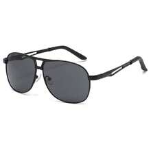 Unisex Large Frame Polarized Fashion Glasses With Aluminum Magnesium Spring Temples, Outdoor Fishing Driver Fashion Glasses, High-End Business Classic Style - Multicolor - View 6