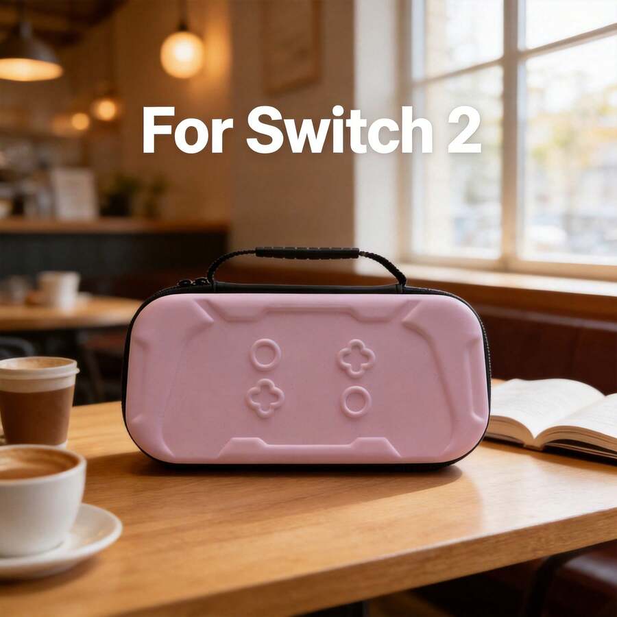 Hard Shell Carrying Case Compatible With Nintendo Switch 2 Shockproof Travel Carrying Case Game Console Accessories, Shockproof Portable Travel Storage Bag , Game Console Protective Pouch Gaming Accessories Multiple Color Options - View 1