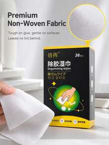 24pcs Powerful Adhesive Remover, Glue Removal Wipes, Glass Cleaner, Car And Home Tile Strong Adhesive Remover, Quickly Remove Sticky Residue, Remove Glue Residue - Multicolor - View 2