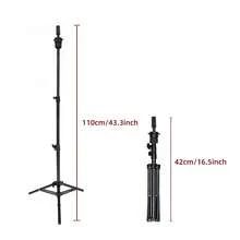 Mannequin Head Set With Adjustable Wig Stand Tripod, Professional Mannequin Canvas Head With Stand For Making Display Wig Making - View 3