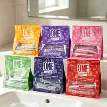 Portable Mouthwash Tablets 20pcs - Deep Cleaning Cool Mint, 24-Hour Fresh Breath Travel Essential (6 Flavors Set) - Mint - View 1