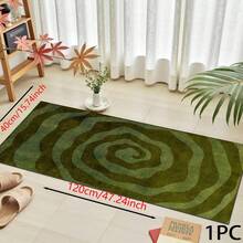 Minimalist Ribbed Print Long Runner Mat, Indoor Home Decor, Kitchen Long Mat, Entryway Doormat, Hallway Entrance Decor, Bedroom Bedside Mat, Living Room Mat, Laundry Room Mat, Bathroom Mat, Suitable For Apartment, Dorm And Home Daily Decor - Multicolor - View 11