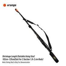 KINGDOM 1pc Fishing Rod Protection Bag, Adjustable Fishing Rod Sleeve With Shoulder Strap, Portable Rod Cover For Casting & Spinning Rod, Lightweight Fishing Tackle Storage Case With Tip Protector, 73cm~152cm - Multicolor - View 12