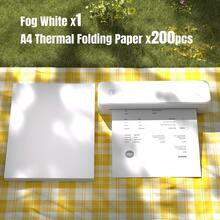 ORICO A4 Portable Thermal Paper Printer - Built-In Battery, Compatible With 216MM-56MM Width Paper, Inkless, Lightweight And Mini, Suitable For Home, Office, And Travel - White - View 17