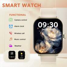 2025 New Fashion Smart Watch 1.83 Inch HD Large Screen Bluetooth Wireless Calling Message Sync Notification Weather Forecast Customizable Watch Face Wallpaper Colorful Strap Unisex Commute Outfit Birthday Holiday Best Gift - Multicolor - View 24