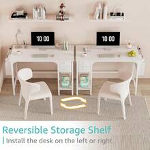 Home Office Desks - Black - View 4