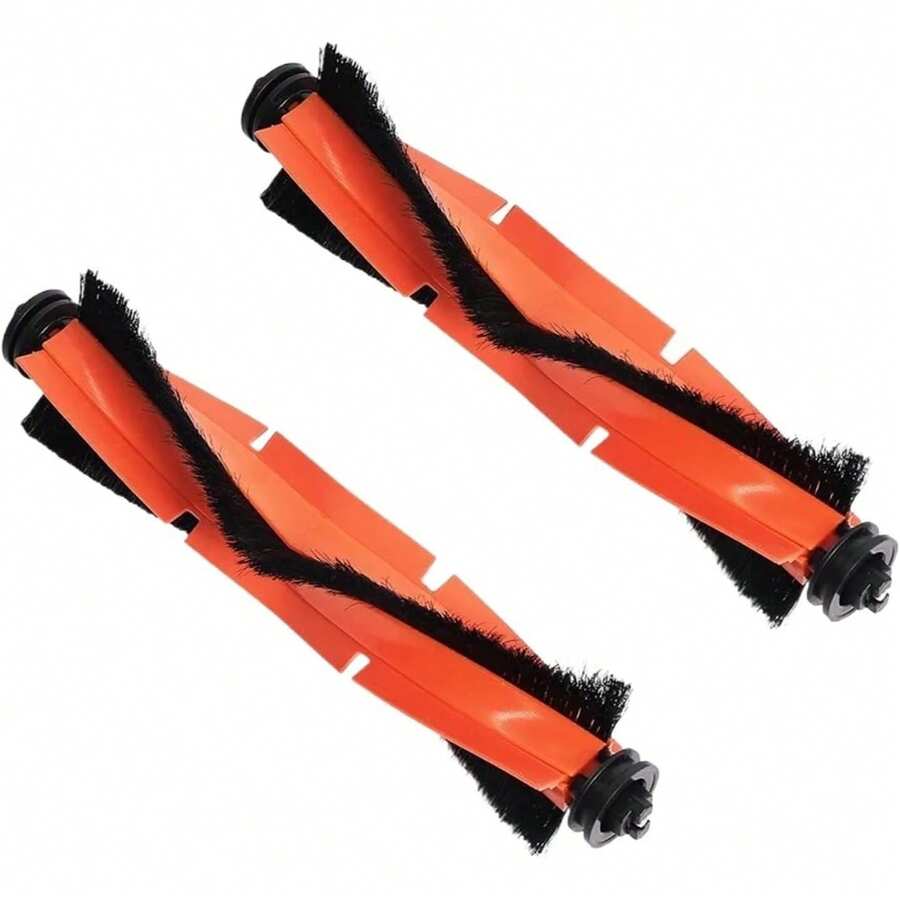 X20+ Replacement Roller Brush, Compatible With Xiaomi X20+/X20 Plus/1S/S20 Plus/S20+/X10+/X20 Pro Robot Vacuum, Brush Accessory Set, Multi-Surface Brush, 2pcs - 2 Pieces - View 1