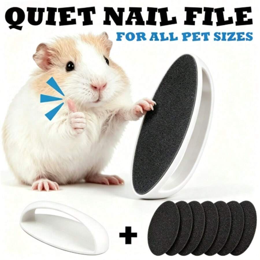 1 Set Durable Plastic Dog Nail File, Dog Scratch Board, Comfortable And Quiet Nail File For Dogs, Includes 5pcs Replacement Sandpaper Sheets, Dog's Best Friend
