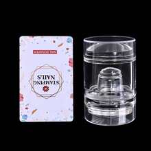 Transparent 3-In-1 Silicone Nail Art Stamper Kit, Clear Stamp Tool With Scraping Card For French Tip Pattern Printing DIY Manicure Decoration - Multicolor - View 12