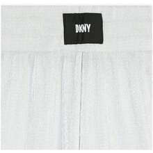 DKNY بناطيل طفلة صغيرة - رمادي - مشاهدة 3