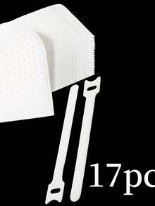 17pcs Faucet Filter Bags (15pcs Filter Cartridges + 2pcs Fixing Straps), Kitchen Drain Pipe Filter, High-Efficiency Pre-Filtration To Intercept Rust, Sediment And Impurities, Practical Water Purification Accessory - A - View 7