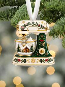 Baking Mixer Christmas Ornament, Baking Mixer Acrylic Christmas Ornament, Christmas Tree Hanging Ornament, Baking Ornament For Her, Baker Christmas Tree, Gift Baker - Multicolor - View 4