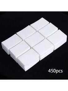 100pcs Nail Polish Remover Wipes, Lint-Free Gel Cleansing Makeup Remover Tissues, Nail Art Tools - White - View 2