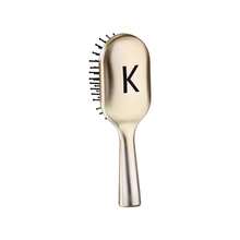 Kérastase Champagne Gold Cushion Massage Brush (K Logo Style) Detangling Anti-Static Long Hair Comb - Champagne - View 1