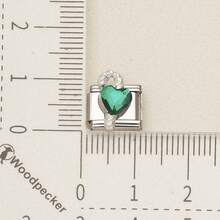 1PC Christmas Enamel Italian Charm Links, Santa Tree Snowman Reindeer DIY Charms, Stainless Steel 9mm Module Bracelet Accessories For Holiday Jewelry - Christmas Theme - View 35