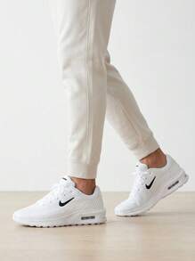 Nike Air Max Bia Men Sneakers Versatile Modern Anti-Slip Daily Gym Commuting IO9416-100 - White/Black/Grey - View 1