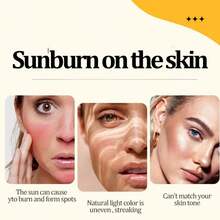 1pc SPF50 PA++++ Moisturizing Sunscreen, High Protection Facial Sunscreen, Lightweight Non-Greasy Texture, Hydrating And Oil-Control, Brightens Dull Skin, Leaves Skin Fresh And Soft, Radiant, Suitable For Summer Outdoor And Daily Use - Multicolor - View 8