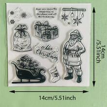 Snowflake Christmas Ornament Clear Silicone Stamp,Winter Holiday Decor Transparent Rubber Seal For Card Making Scrapbook Journal DIY Craft Stamp - SD-2 - View 24
