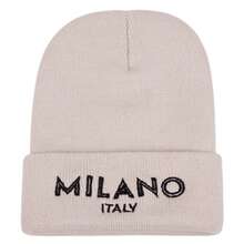 1pc Letter Embroidered Beanie Hat, Autumn/Winter Unisex Outdoor Skiing Knit Cap, Fashion Hip-Hop Pom Pom Hat - Multicolor - View 2
