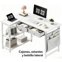Office Desk - White - View 1